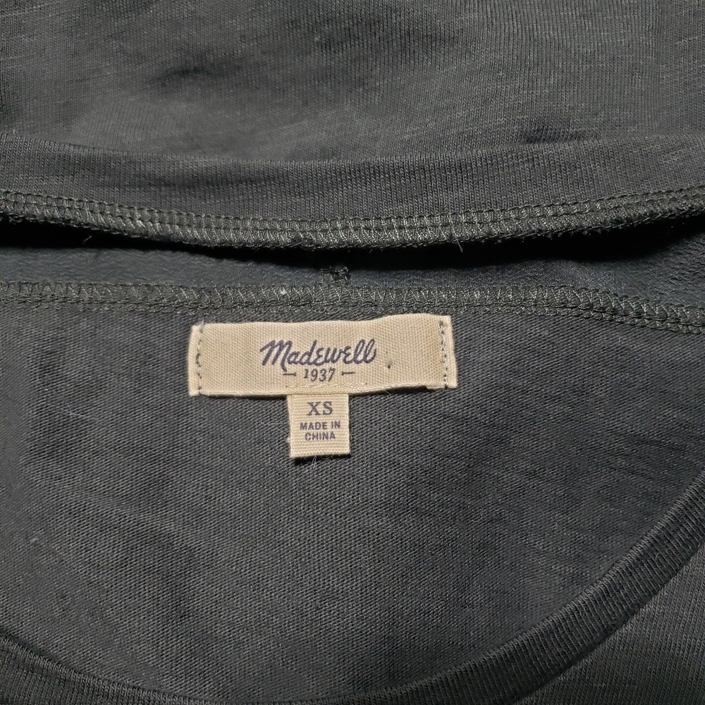 Sold Madewell} Silk Edge Scoop Neck Tee - Picture 5 of 5